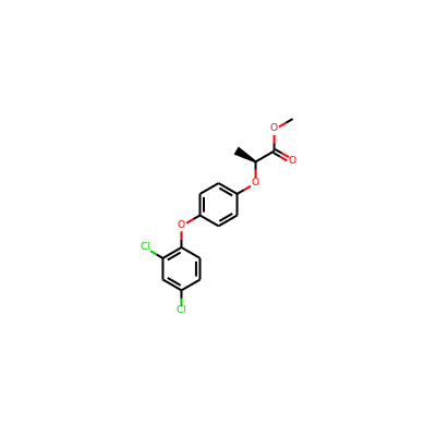 Propanoic acid, 2-(4-(2,4-dichlorophenoxy)phenoxy)-, methyl ester, (2S)-
