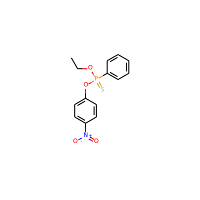 Ethyl p-nitrophenyl benzenethiophosphonate