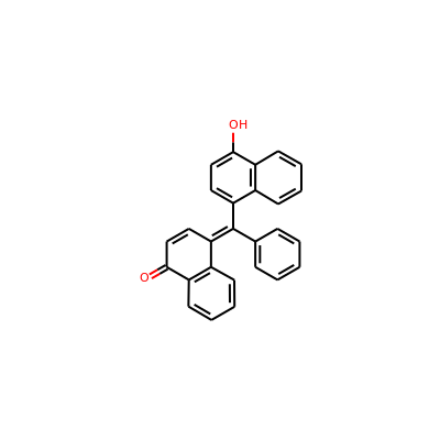 4-(alpha-(4-Hydroxy-1-naphthyl)benzylidene)naphthalen-1(4H)-one