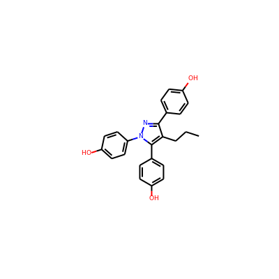 1,3,5-Tris(4-hydroxyphenyl)-4-propyl-1H-pyrazole