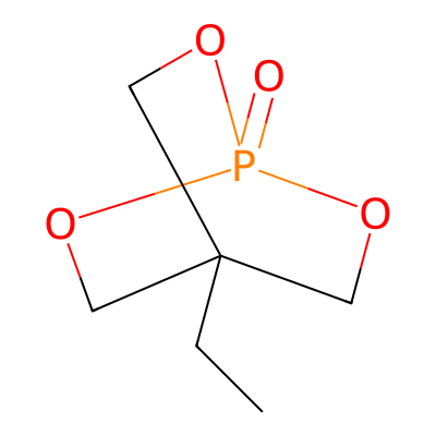 4-Ethyl-1-phospha-2,6,7 trioxabicyclo(2.2.2)octane-1-oxide