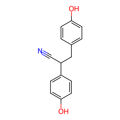 2,3-Bis(4-hydroxyphenyl)-propionitrile