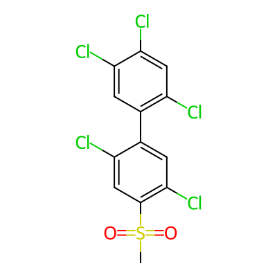 1,1'-Biphenyl, 2,2',4,5,5'-pentachloro-4'-(methylsulfonyl)-