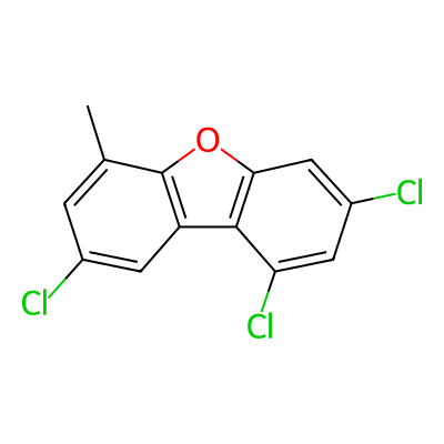 6-methyl-1,3,8-trichlorodibenzofuran