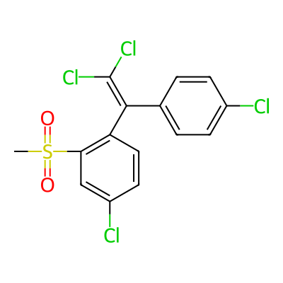 1-Chloro-4-(2,2-dichloro-1-(4-chlorophenyl)ethenyl)-3-(methylsulfonyl)benzene