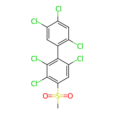 1,1'-Biphenyl, 2,2',3,4',5',6-hexachloro-4-(methylsulfonyl)-