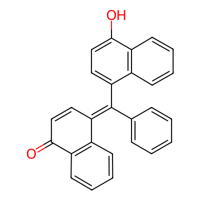 4-(alpha-(4-Hydroxy-1-naphthyl)benzylidene)naphthalen-1(4H)-one