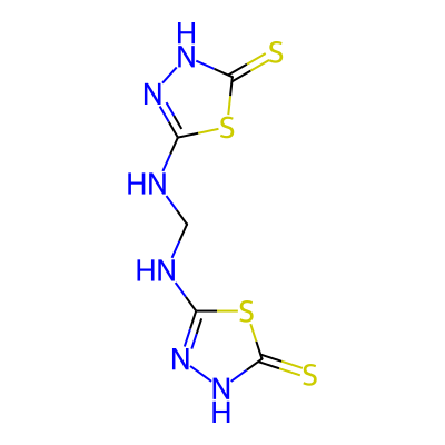 N,N'-Methylene-bis(2-amino-5-sulfhydryl-1,3,4-thiadiazole)