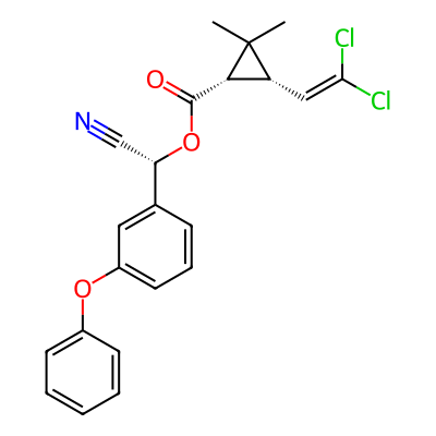(1S)-cis-(alphaR)-cypermethrin