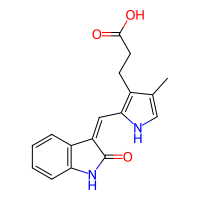 3-[(3-(2-Carboxyethyl)-4-methylpyrrol-2-YL)methylene]-2-indolinone