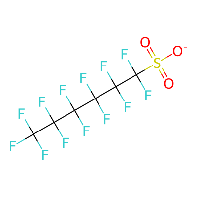 Perfluorohexane sulfonate
