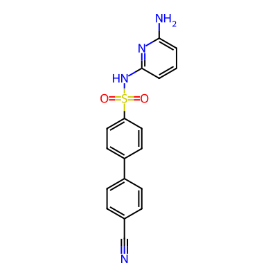 N-(6-Aminopyridin-2-yl)-4'-cyanobiphenyl-4-sulfonamide