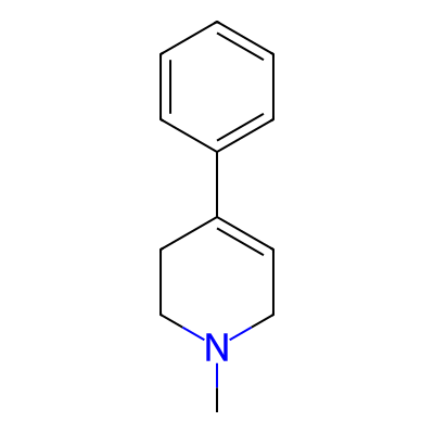 1-Methyl-4-phenyl-1,2,3,6-tetrahydropyridine