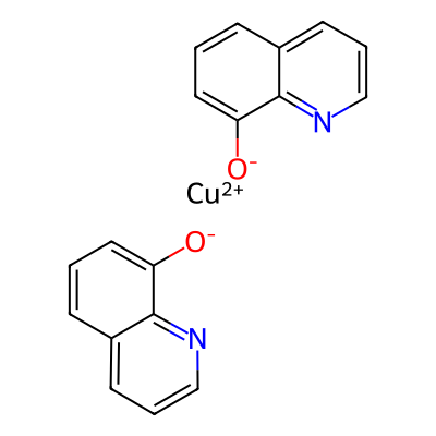 Oxine-copper