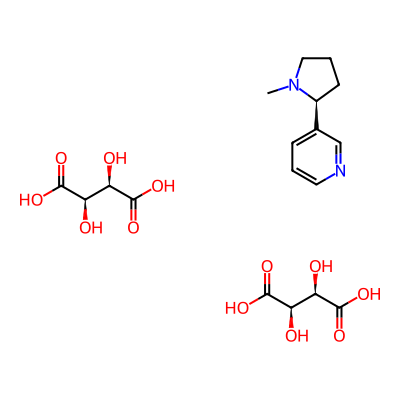 (-)-Nicotine hydrogen (+)-tartrate