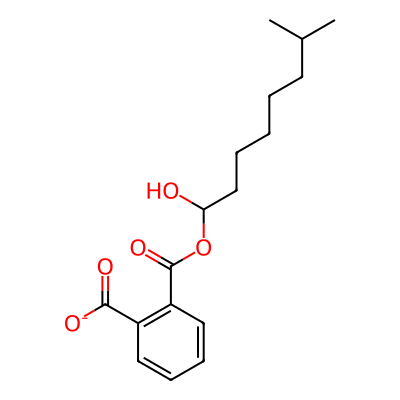 2-(1-Hydroxy-7-methyloctoxy)carbonylbenzoate