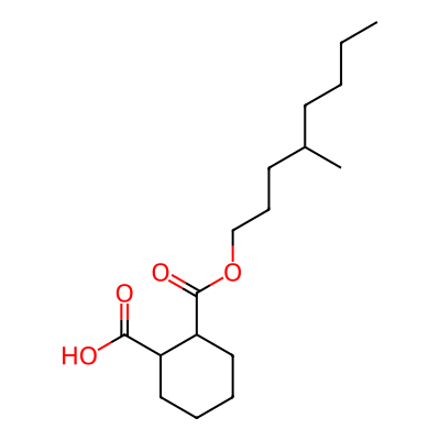 1,2-Cyclohexanedicarboxylic Acid Mono 4-Methyloctyl Ester