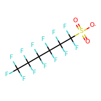 Perfluorohexane sulfonate