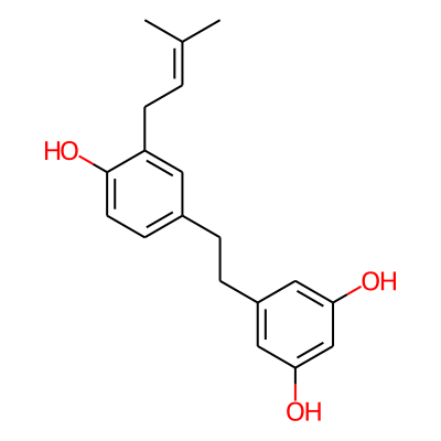 alpha,beta-Dihydro-3,5,4'-trihydroxy-5'-isopentenylstilbene