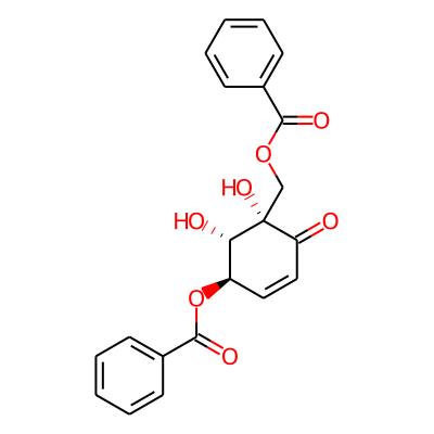 ((1S,5R,6S)-5-(Benzoyloxy)-1,6-dihydroxy-2-oxocyclohex-3-en-1-yl)methyl benzoate