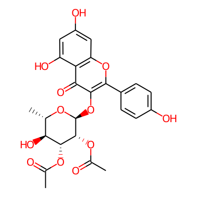 kaempferol-3-O-(2,3-di-O-acetyl-alpha-L-rhamnopyranoside)
