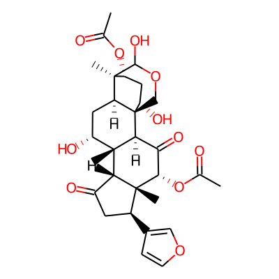 [(1S,2S,4R,5R,6R,9R,10S,11R,13R,14R,18S,20R)-4-acetyloxy-6-(furan-3-yl)-11,15,18-trihydroxy-5,10,14-trimethyl-3,8-dioxo-16-oxapentacyclo[12.3.3.01,13.02,10.05,9]icosan-20-yl] acetate