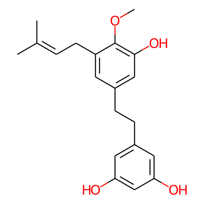 3,3',5'-Trihydroxy-4-methoxy-5-prenylbibenzyl