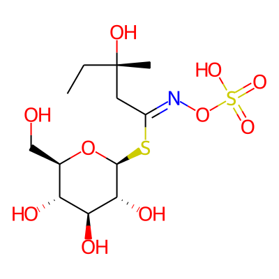 [(2S,3R,4S,5S,6R)-3,4,5-trihydroxy-6-(hydroxymethyl)oxan-2-yl] (1Z,3S)-3-hydroxy-3-methyl-N-sulfooxypentanimidothioate