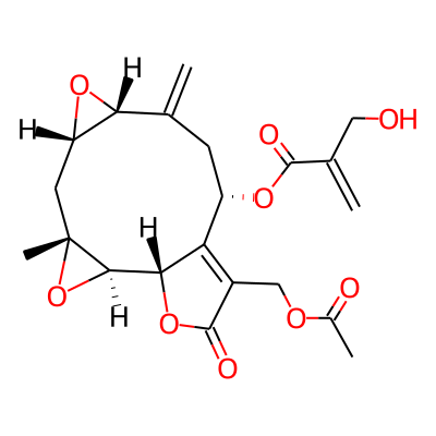 Vernocinerolide-8-o-(4-hydroxymethacrylate)