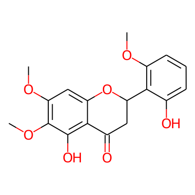 (.+-.)-5,2'-Dihydroxy-6,7,6'-trimethoxyflavonone