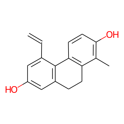 5-Ethenyl-1-methyl-9,10-dihydrophenanthrene-2,7-diol