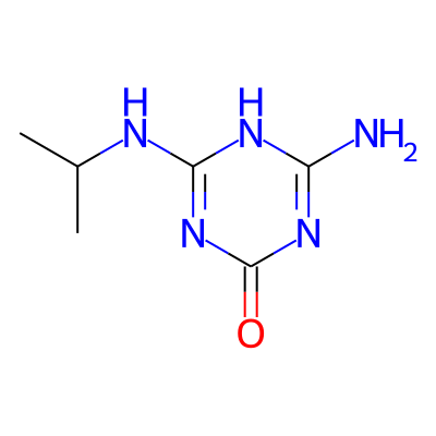 2-Hydroxy-4-amino-6-isopropylamino-s-triazine