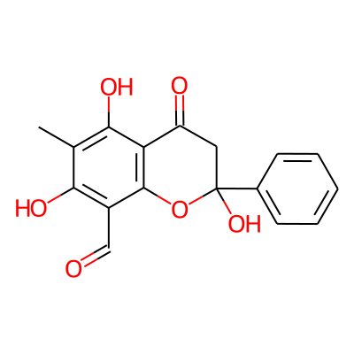8-Formyl-2,5,7-trihydroxy-6-methylflavanone