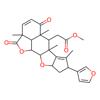 Methyl 2-[6-(furan-3-yl)-7,9,11,15-tetramethyl-12,16-dioxo-3,17-dioxapentacyclo[9.6.1.02,9.04,8.015,18]octadeca-7,13-dien-10-yl]acetate