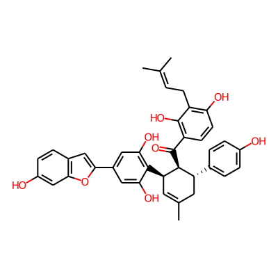 [(1S,2R,6R)-2-[2,6-dihydroxy-4-(6-hydroxy-1-benzofuran-2-yl)phenyl]-6-(4-hydroxyphenyl)-4-methylcyclohex-3-en-1-yl]-[2,4-dihydroxy-3-(3-methylbut-2-enyl)phenyl]methanone