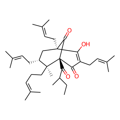 (1R,5R,7R,8S)-4-hydroxy-8-methyl-1-(2-methylbutanoyl)-3,5,7-tris(3-methylbut-2-enyl)-8-(4-methylpent-3-enyl)bicyclo[3.3.1]non-3-ene-2,9-dione
