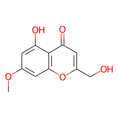 5-Hydroxy-2-(hydroxymethyl)-7-methoxychromen-4-one