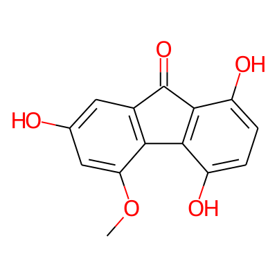 1,4,7-Trihydroxy-5-methoxyfluoren-9-one
