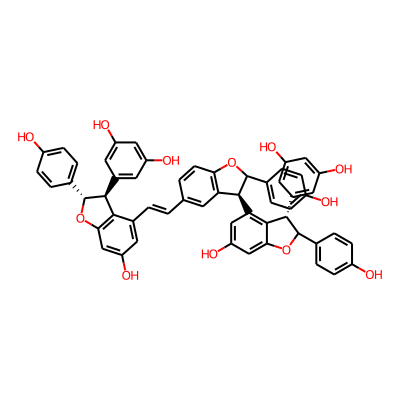 5-[(2S,3S)-4-[(E)-2-[(3S)-3-[(3S)-3-(3,5-dihydroxyphenyl)-6-hydroxy-2-(4-hydroxyphenyl)-2,3-dihydro-1-benzofuran-4-yl]-2-(4-hydroxyphenyl)-2,3-dihydro-1-benzofuran-5-yl]ethenyl]-6-hydroxy-2-(4-hydroxy