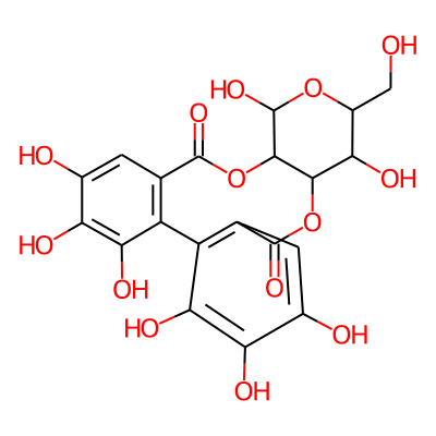 2,3-(S)-hexahydroxydiphenoyl-D-glucose