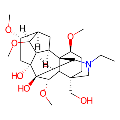 (1S,2R,3R,4S,5R,6S,8R,9S,13S,16S,17R,18S)-11-ethyl-13-(hydroxymethyl)-4,6,16,18-tetramethoxy-11-azahexacyclo[7.7.2.12,5.01,10.03,8.013,17]nonadecane-8,9-diol
