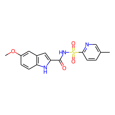5-Methoxy-N-[(5-Methylpyridin-2-Yl)sulfonyl]-1h-Indole-2-Carboxamide