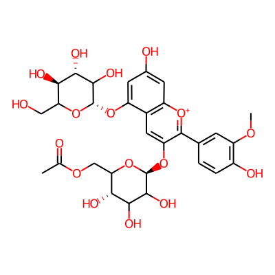 Peonidin acetyl 3,5-diglucoside