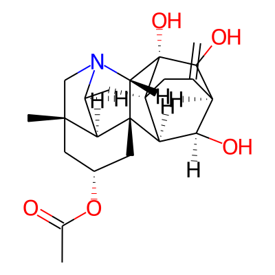 [(1S,3R,5S,8S,9R,11R,14R,16S,17R,18S,19S)-9,10,19-trihydroxy-5-methyl-12-methylidene-7-azaheptacyclo[9.6.2.01,8.05,17.07,16.09,14.014,18]nonadecan-3-yl] acetate
