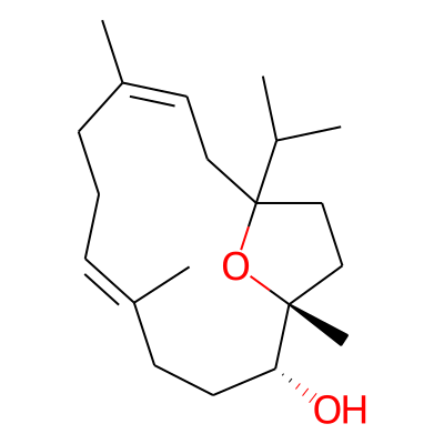 (1R,2R,5E,9Z)-1,5,9-trimethyl-12-propan-2-yl-15-oxabicyclo[10.2.1]pentadeca-5,9-dien-2-ol