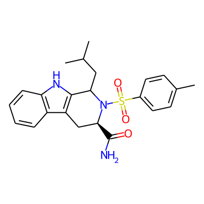 1-Isobutyl-2-tosyl-1,2,3,4-tetrahydro-beta-carboline-3beta-carboxamide
