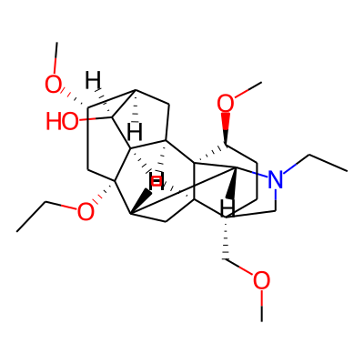 (1S,2R,3R,4S,5S,6S,8S,9S,10R,13S,16S,17R)-8-ethoxy-11-ethyl-6,16-dimethoxy-13-(methoxymethyl)-11-azahexacyclo[7.7.2.12,5.01,10.03,8.013,17]nonadecan-4-ol