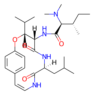 (2S,3S)-2-(dimethylamino)-3-methyl-N-[(3R,4S,7S,10E)-7-(2-methylpropyl)-5,8-dioxo-3-propan-2-yl-2-oxa-6,9-diazabicyclo[10.2.2]hexadeca-1(14),10,12,15-tetraen-4-yl]pentanamide