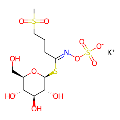 potassium;[(Z)-[4-methylsulfonyl-1-[(2S,3R,4S,5S,6R)-3,4,5-trihydroxy-6-(hydroxymethyl)oxan-2-yl]sulfanylbutylidene]amino] sulfate