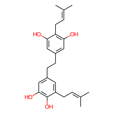 3,3',4,5'-Tetrahydroxy-4',5-diprenylbibenzyl